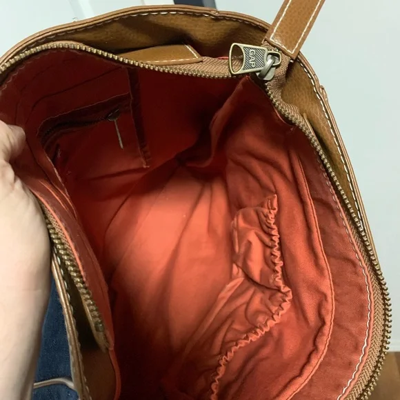 Gap Denim Top Handle shoulder bag w/ Zipper & Magnetic snap Closure - Picture 7 of 9